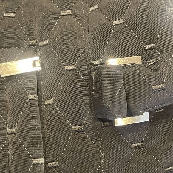 Gallery Women’s Black Coat Jacket Long Sleeve Collared Zip Up Pockets Si… - Picture 11 of 11